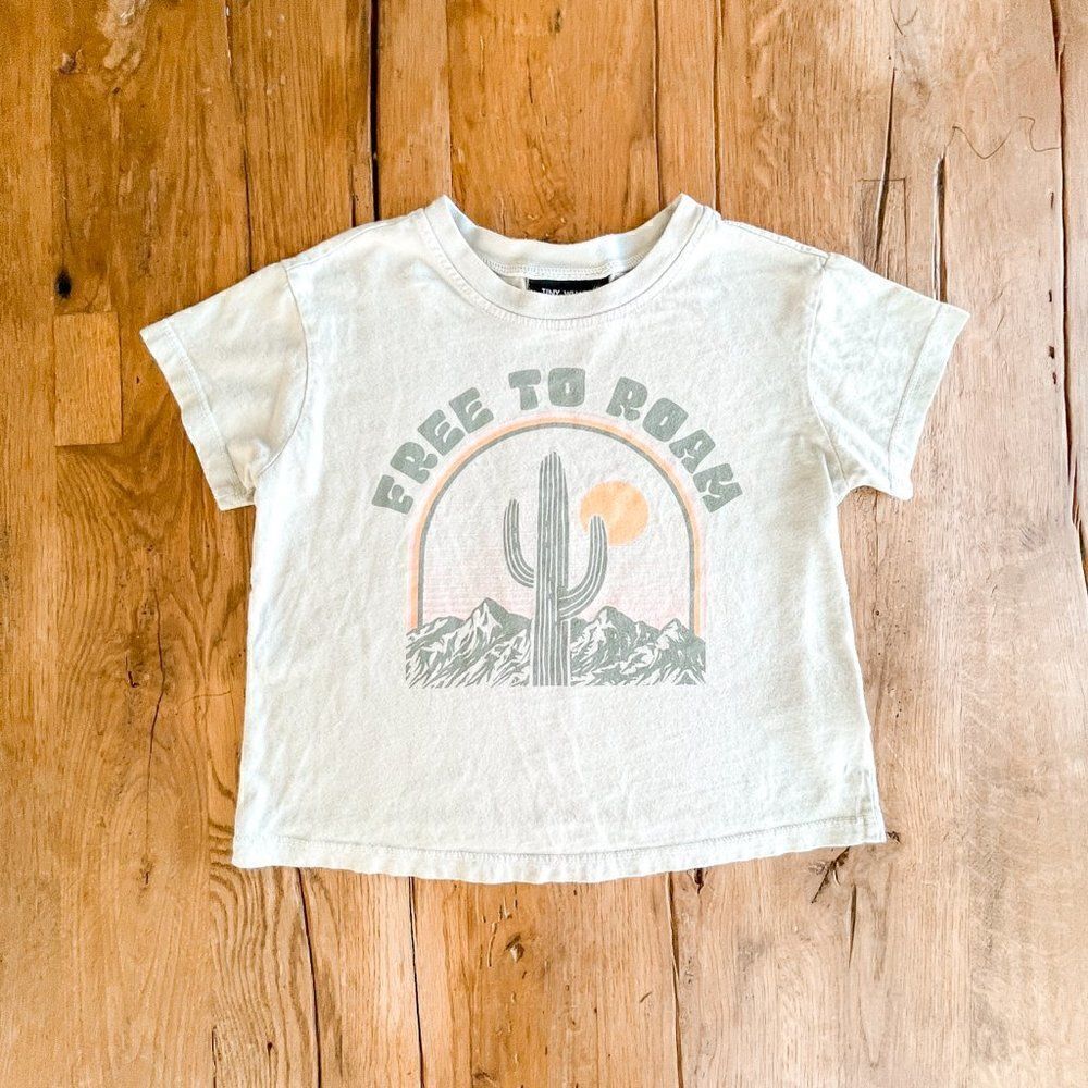 Tiny Whales Free To Roam Shirt, Size 5